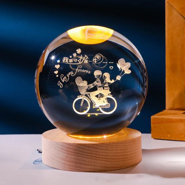 Lampe Boule de Cristal