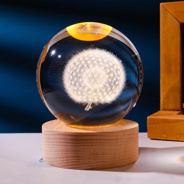 Lampe Boule de Cristal