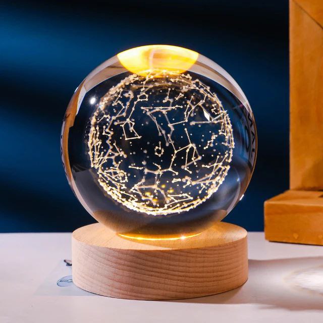 Lampe Boule de Cristal