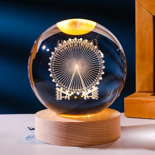 Lampe Boule de Cristal