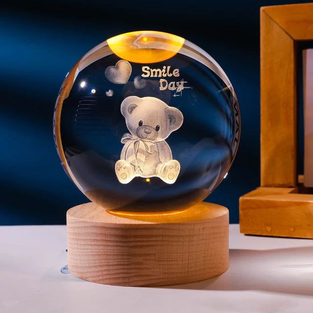 Lampe Boule de Cristal